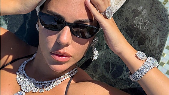 Un diamante de 342 quilates para vestir a Georgina  en su boda secreta con Cristiano Ronaldo