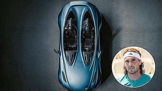 El nuevo coche del tenista Tsitsipás que cuesta un millón de euros
