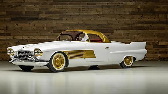 A subasta un Cadillac único de 1953 bautizado como 'Elegante' por su detalles en oro