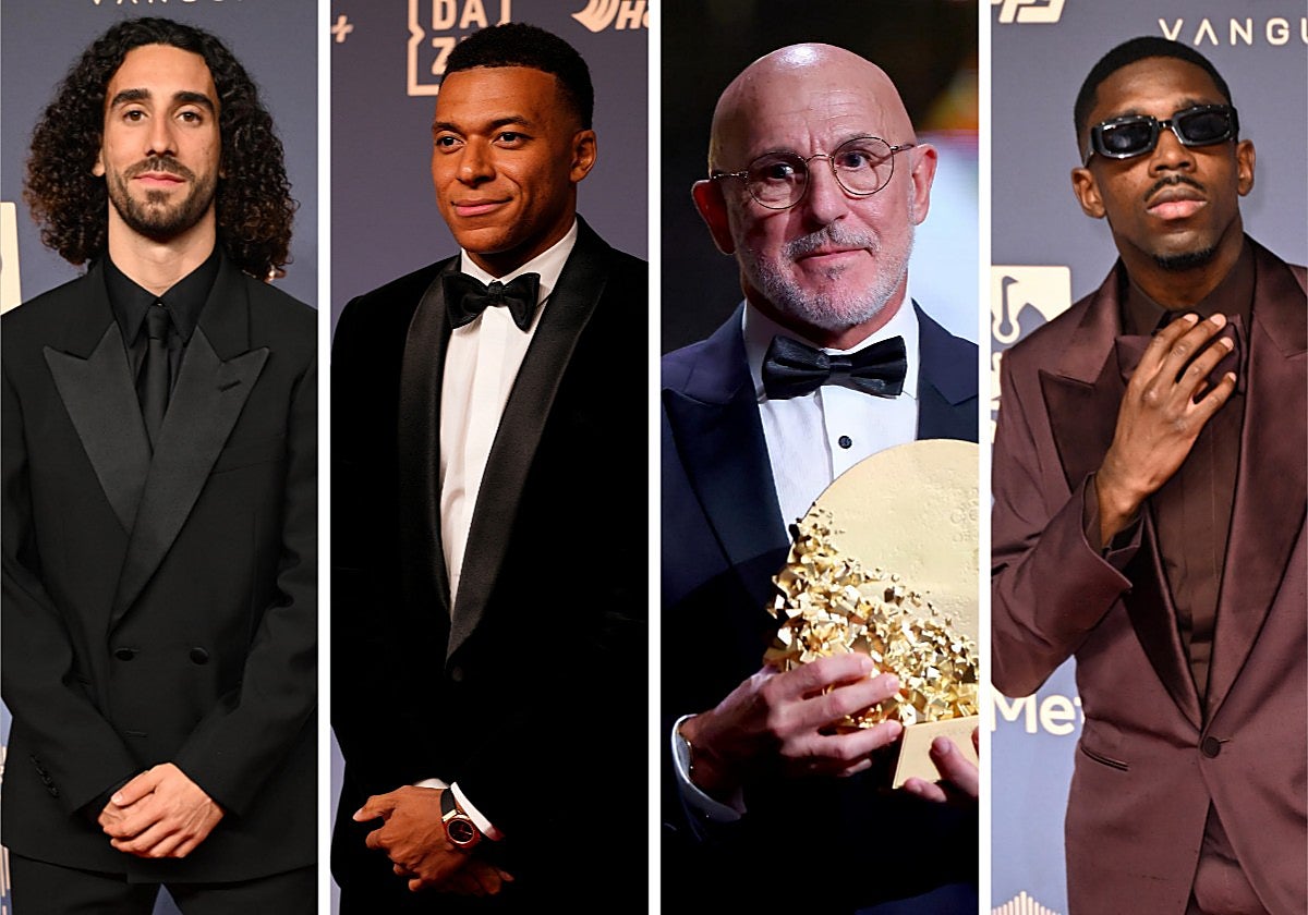 De Luis de la Fuente a Kylian Mbappé: los hombres más elegantes en la gala del Balón de Oro 썸네일