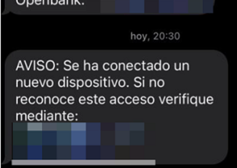 Imagen secundaria 1 - Algunos de los SMS detectados