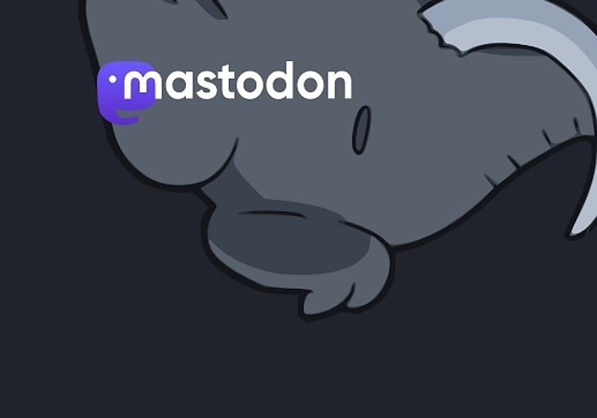 El logo de Mastodon