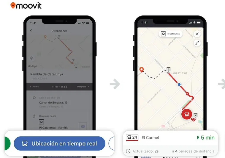 Moovit presenta Live Location, una nueva funcionalidad que permitirá seguir al vehículo en tiempo real