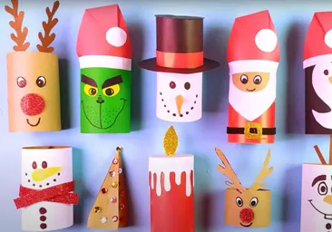 Tutoriales para hacer manualidades de Navidad fáciles para niños