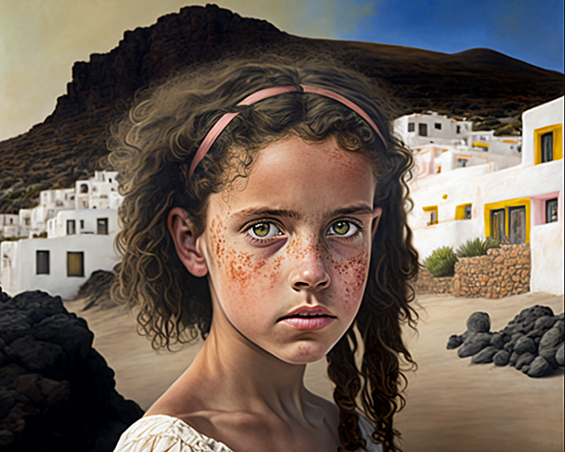 Representación de Tenerife, por Midjourney