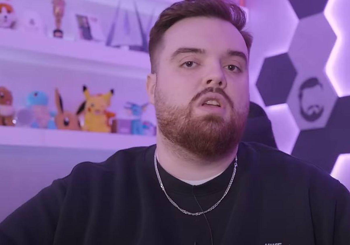 Ibai Llanos, durante uno de sus vídeos