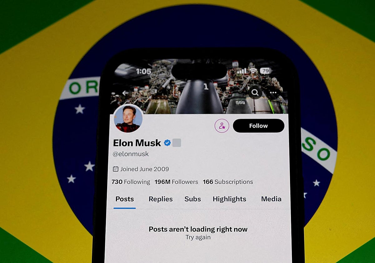 Elon Musk afirma que el juez que ha bloqueado X en Brasil «merece la cárcel» y ensalza a Milei