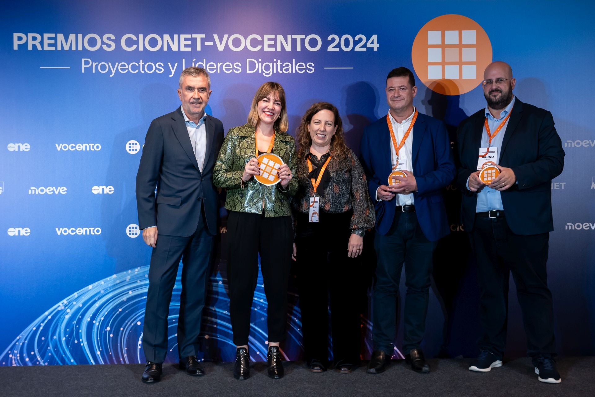 Finalistas y premiados de la cuarta edición de los Premios CIONET Vocento