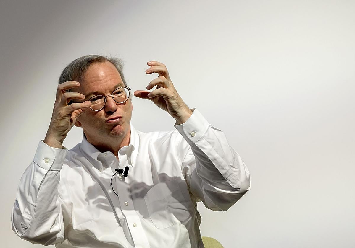 El exdirector ejecutivo de Google, Eric Schmidt