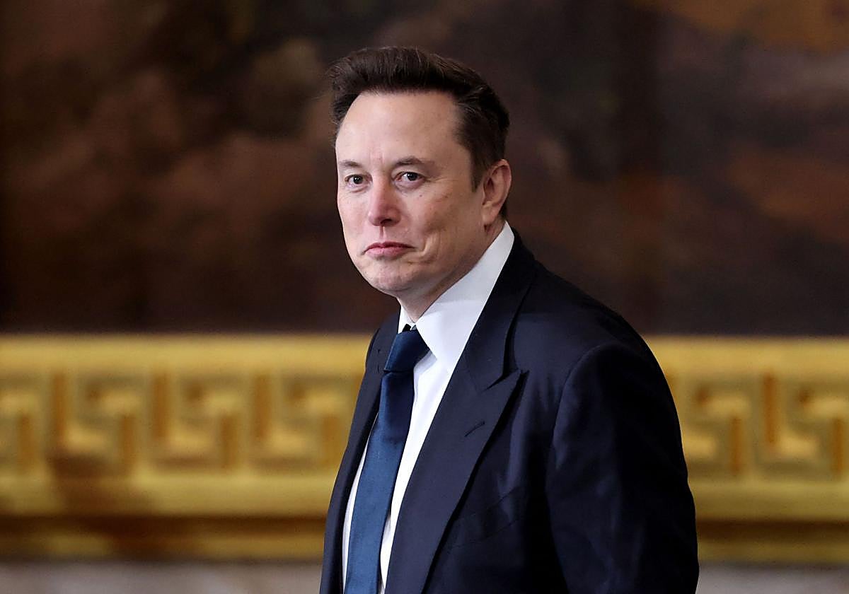 Elon Musk durante la toma de posesión del 47º Presidente de los Estados Unidos en Washington