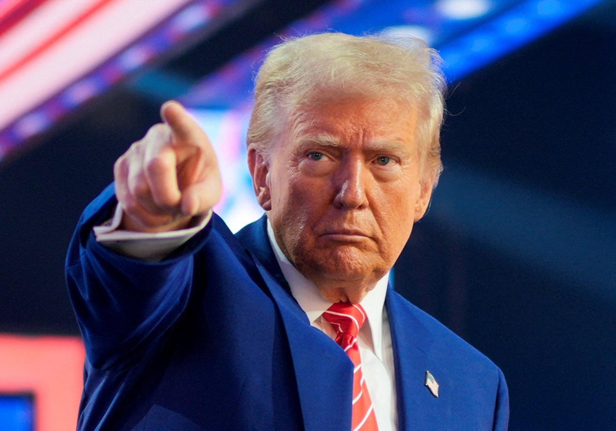 El presidente de Estados Unidos, Donald Trump