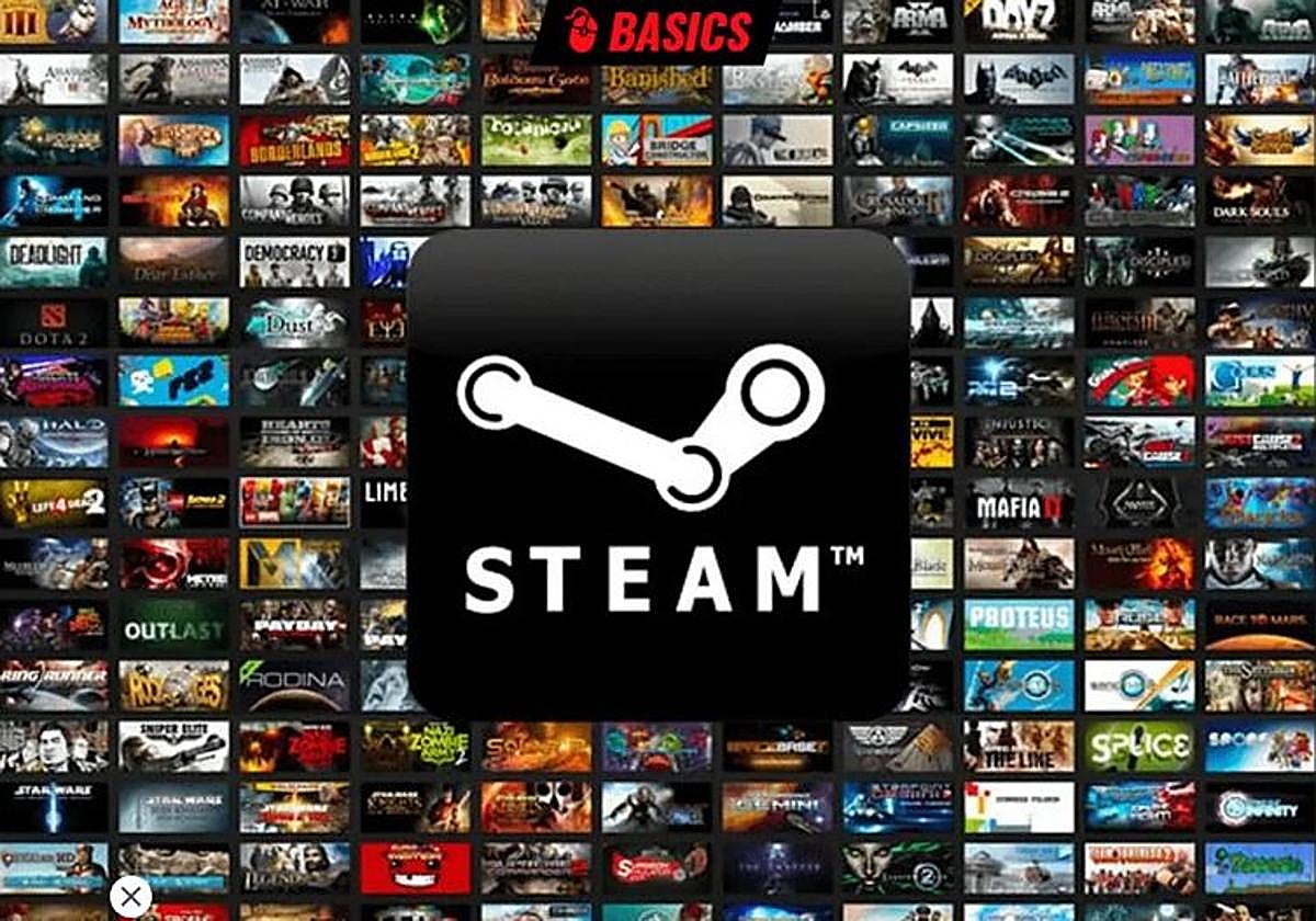 Logo de la plataforma Steam