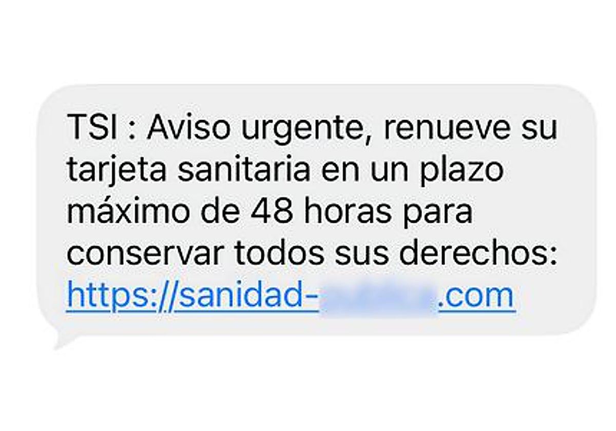 Así son los SMS detectados
