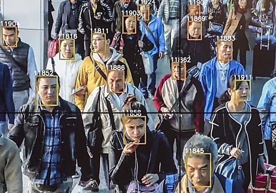 Sistema de reconocimiento facial utilizado en el aeropuerto Internacional de Pekín-Capital