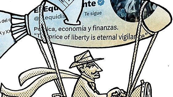 El Equidistante, el hombre que reventó X tras colgar una nómina de su padre: «Los jóvenes vieron reflejada su frustración»