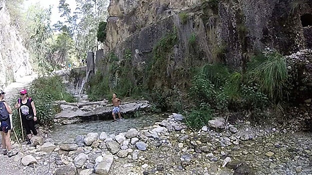 La ruta es muy conocida por senderistas que llegan procedentes de toda España