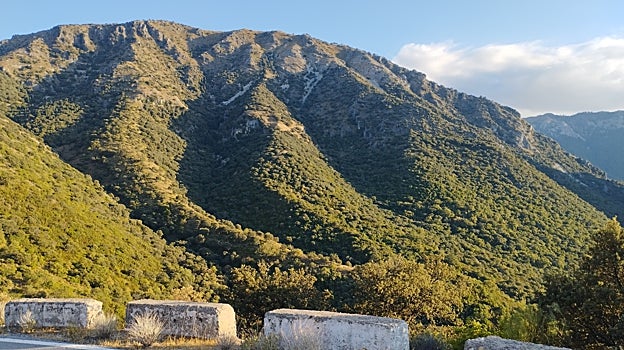 Las vistas que tiene la carretera a la sierra son realmente espectaculares