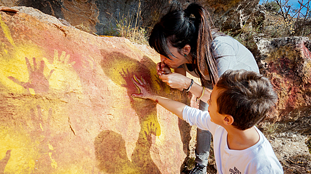 Imagen de la zona de pinturas