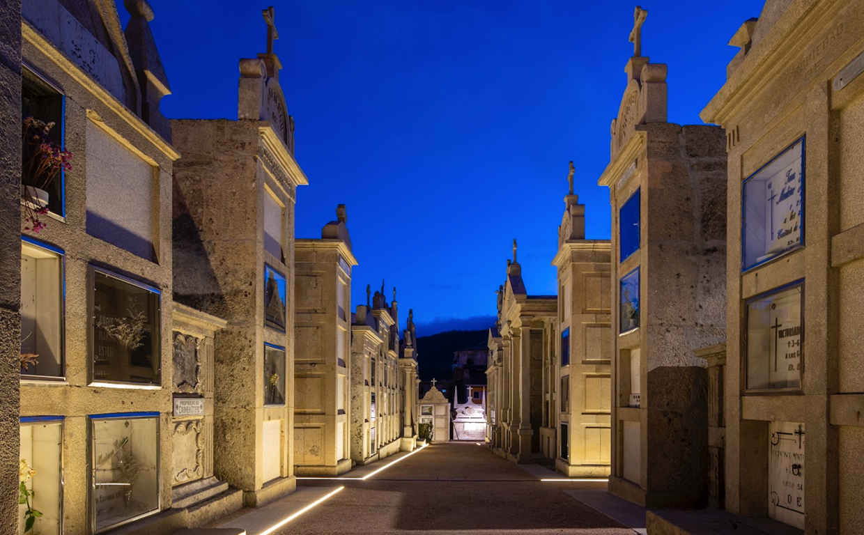 Imagen del cementerio de Os Eidos de Redondela