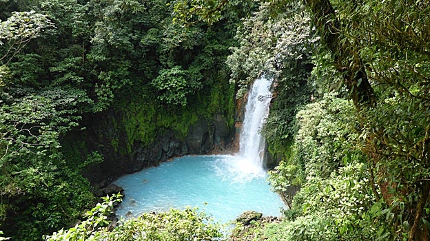 Río Celeste, en el parque nacional Volcán Tenorio