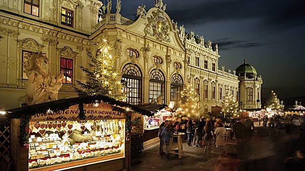 La fachada barroca del Belvedere es un excepcional telón de fondo
