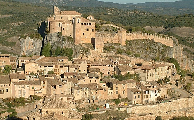 Vista de la villa medieval de Alquézar