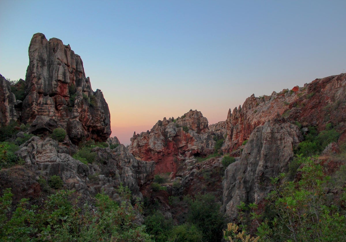 Cerro del Hierro, en el municipio sevillano de San Nicolás del Puerto