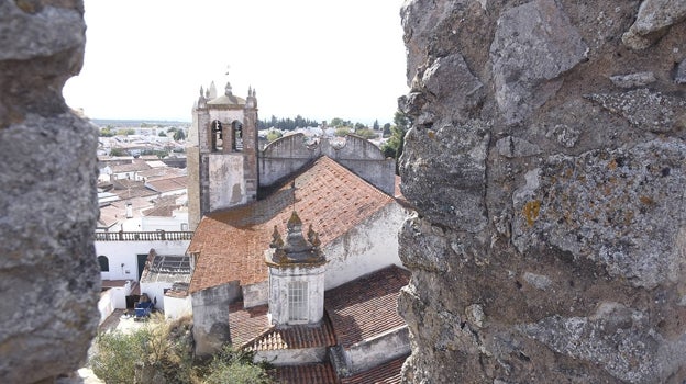 Serpa y la iglesia de Santa María