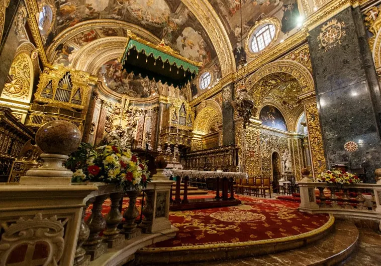 La imponente catedral de la Orden de Malta donde enterraron a 400 de sus caballeros