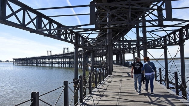 Muelle del río Tinto, en Huelva