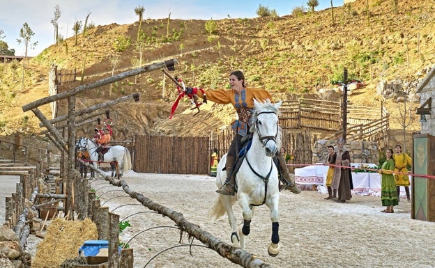 Una de las primeras representaciones de 'El Misterio de Sorbaces', en Puy du Fou (Toledo)