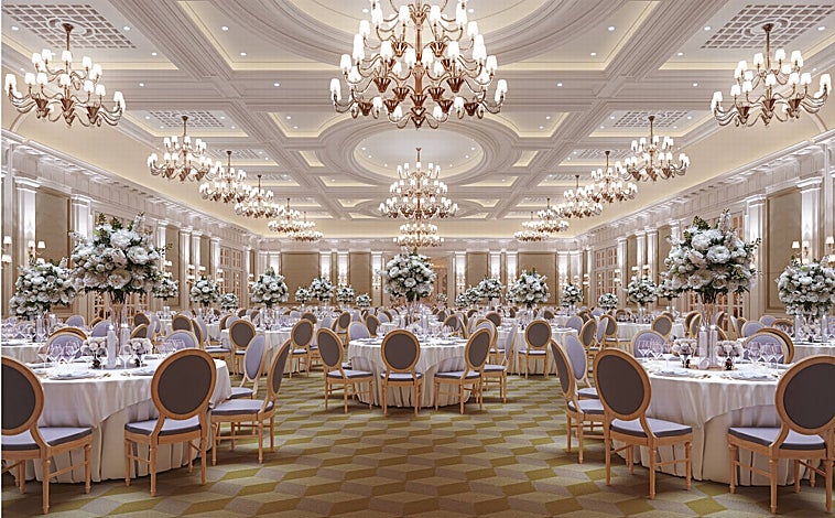 Imagen principal - El nuevo Raffles London at The OWO (Old War Office) será «uno de los cinco mejores hoteles Raffles en el mundo», según el CEO del grupo francés Accor, Sebastian Bazin