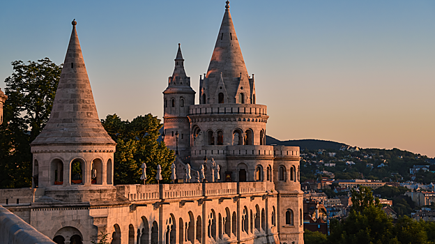 Imagen del Bastión de Pescadores, en el distrito del castillo de Buda