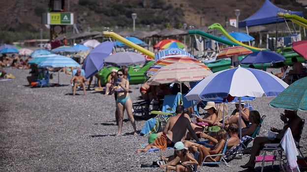 Imagen de la playa de La Guardia