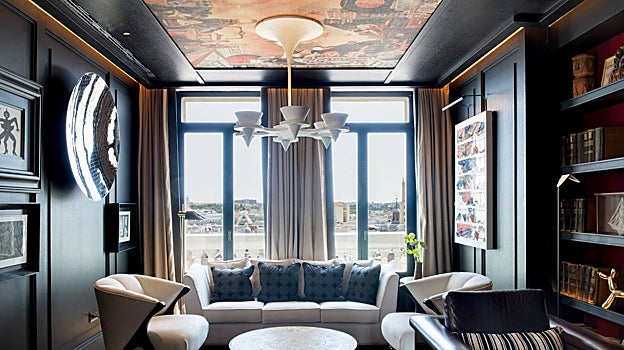 La decoración del Hotel Montera es obra de Lázaro Rosa-Violán