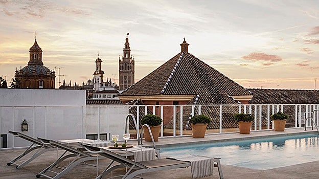 Terraza del hotel