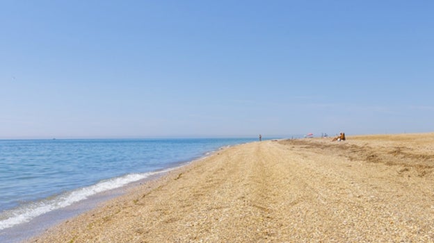 Playa de Cerrillos en Roquetas de Mar.