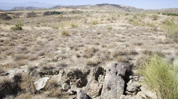 Vista de la necrópolis megalítica de Fonelas.