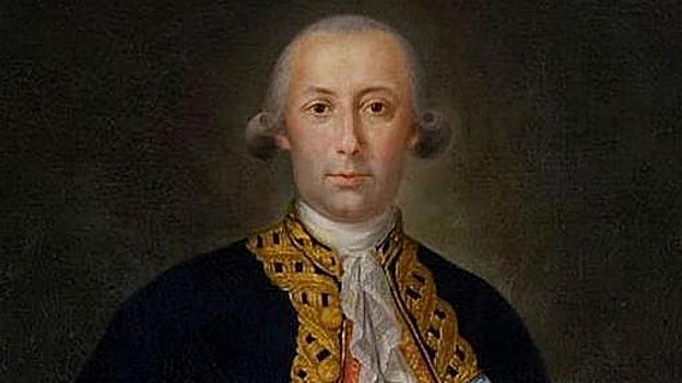 Bernardo de Gálvez en un retrato instalado en el Capitolio de Estados Unidos