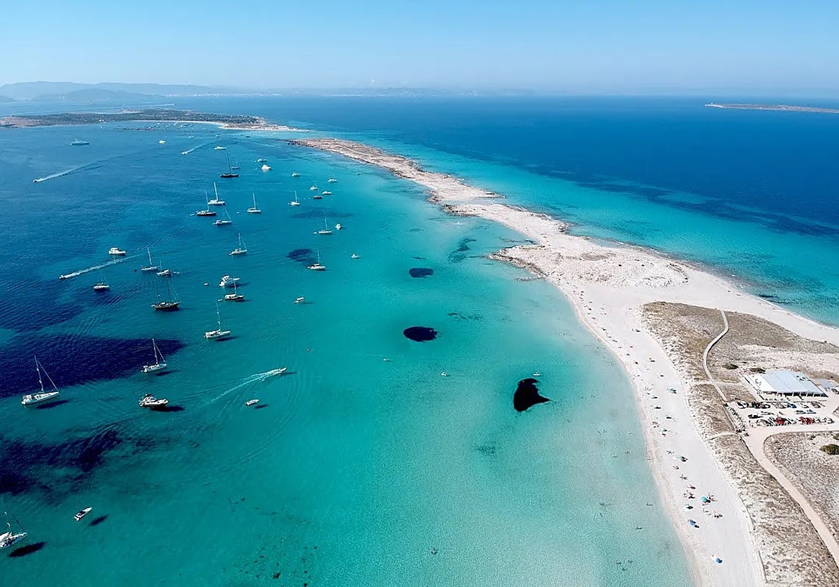 Playa de Ses Illetes, en Formentera