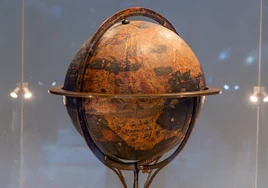 Así es el globo terráqueo más antiguo de la Tierra, en el que aún no estaba América