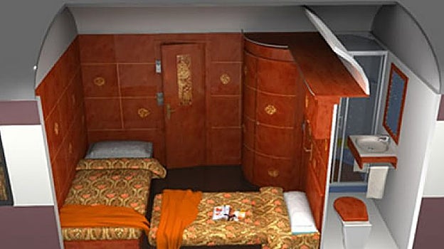 Cabina Gran Clase del tren