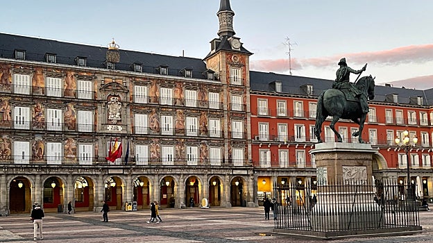 Imagen de la plaza Mayor de Madrid