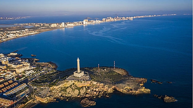 Vista de Cabo de Palos y La Manga
