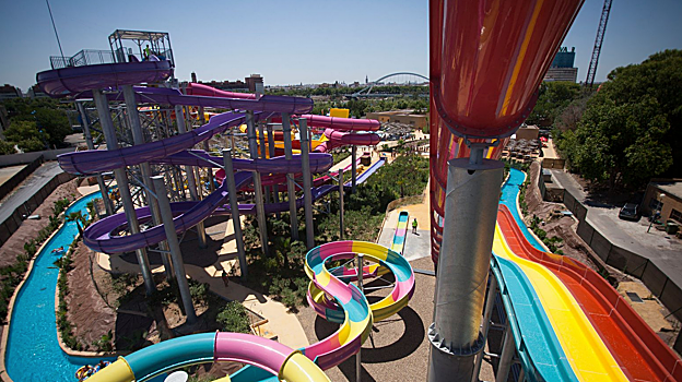 Imagen del parque Agua Mágica, Sevilla