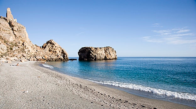 Imagen de la playa de La Rijana