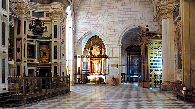 Imagen del interior de la catedral de Murcia