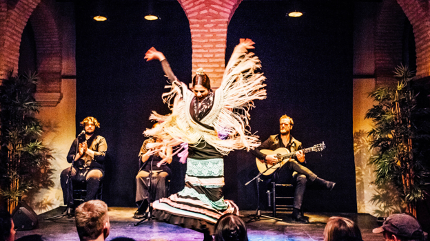 Espectáculo en el Museo del Baile Flamenco de Sevilla