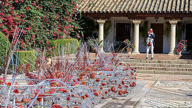 Imagen de patio decorado en ediciones pasadas de FLORA