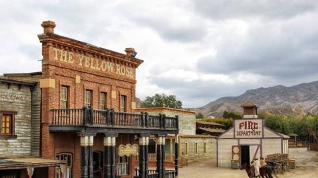 Uno de los poblados del Mini-Holliwood de Tabernas